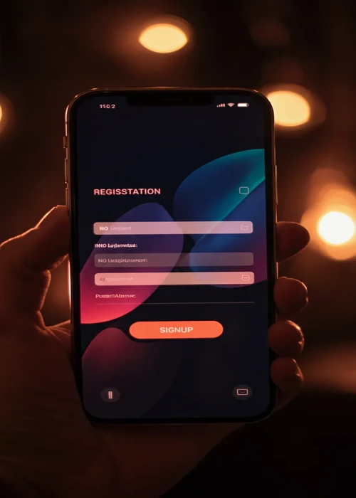 Registratieformulier van 0xbet Casino met anonieme aanmeldopties en crypto-iconen